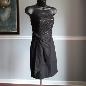 BNWTLilly Pulitzer Black Strapless Abrianna Dress